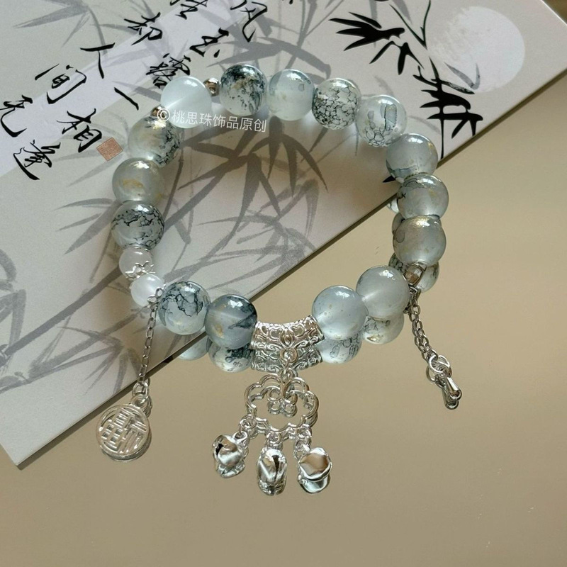 现货批发小说同款串珠流苏手链女小众设计高颜值个性不撞款百搭闺|undefined