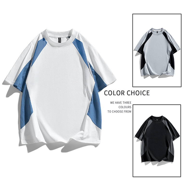 2025 New Loose Versatile T-Shirt Outdoor Trendy Brand Handsome Polo Shirt American Short-Sleeved Hong Kong Style Polo Student