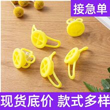 黄色电瓶车摆件s扣万能黄色绑带配件汽车装饰配件汽车内饰用品