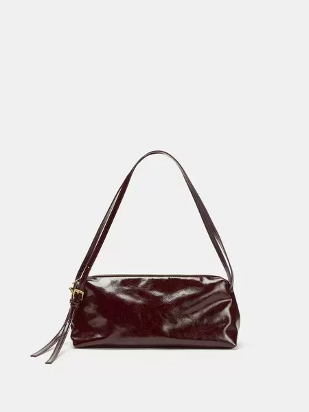Genuine Leather Original Women's Small Bag, Single Shoulder Crossbody Mini Phone Bag, Cowhide Trendy Youth High-End Clutch Bag for Women
