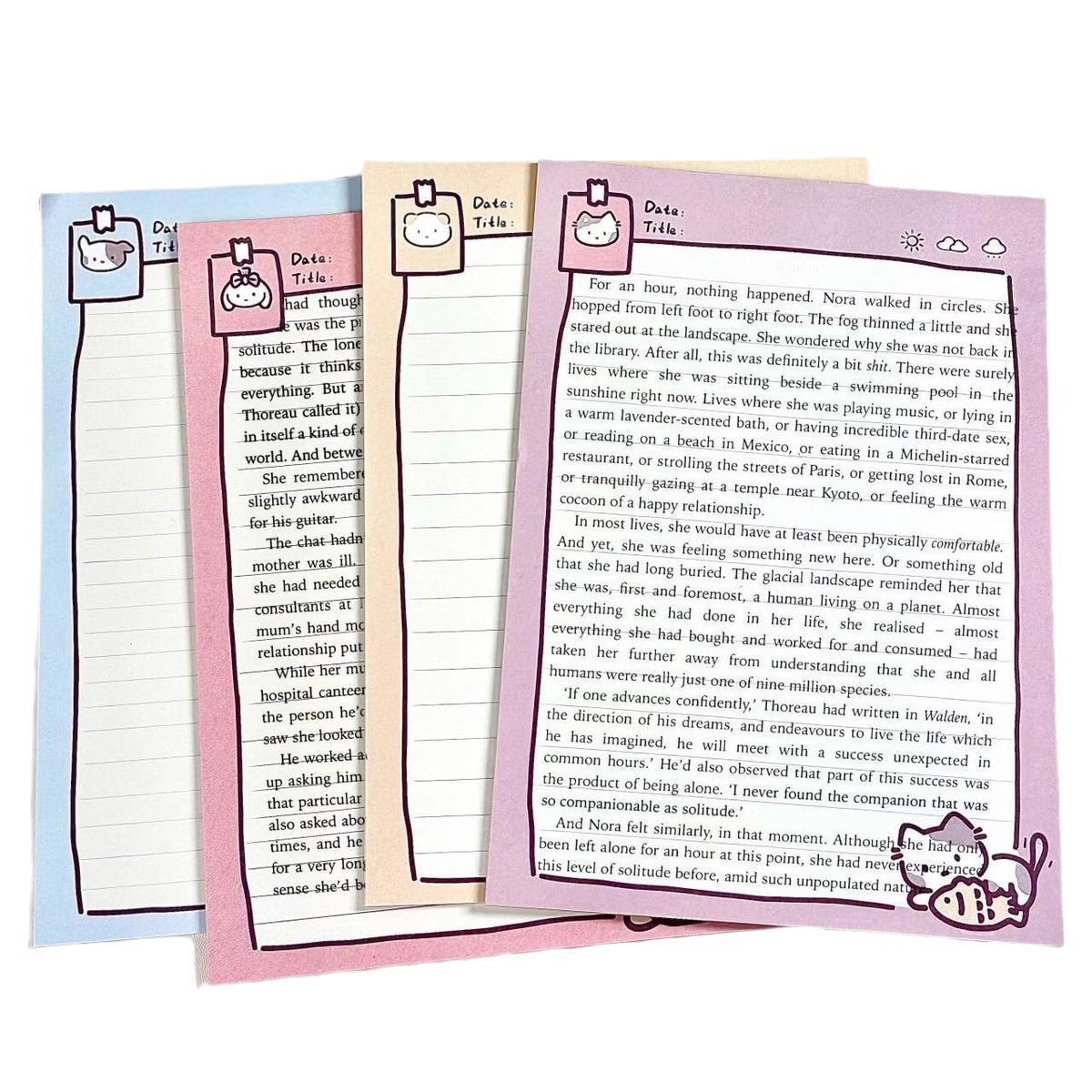 Animal encantador inswind estudiante especial de alto valor facial B5 papel dibujo cuadernos de dibujo cuadros