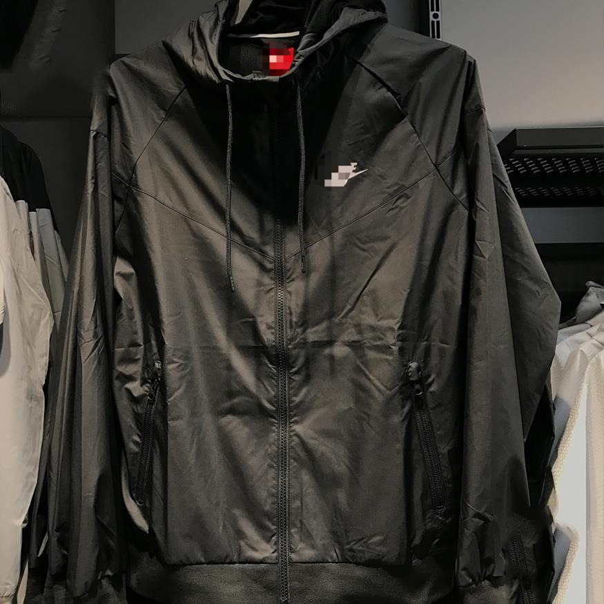Cross-border spring and autumn windbreaker, sporty casual jacket, hooded sun-protective running jacket, woven outerwear, windproof top, wholesale for men and women