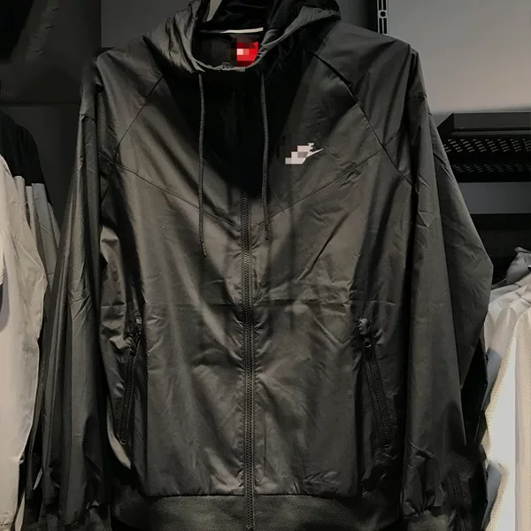Cross-border spring and autumn windbreaker, sporty casual jacket, hooded sun-protective running jacket, woven outerwear, windproof top, wholesale for men and women