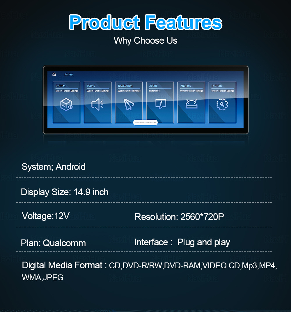 Suitable for Bmw 567 Series X1X5X6 Series 14.9inch Android Central Control Car Navigation All-In-One Machine 360 Functions