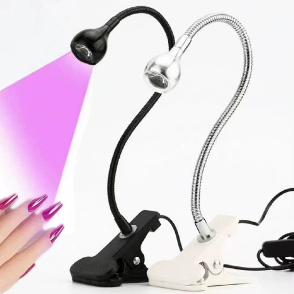 USB зажим настольная лампа для ногтей лампа для ногтей лампа отвержденная UV клей фиолетовая лампа для ремонта мобильного телефона