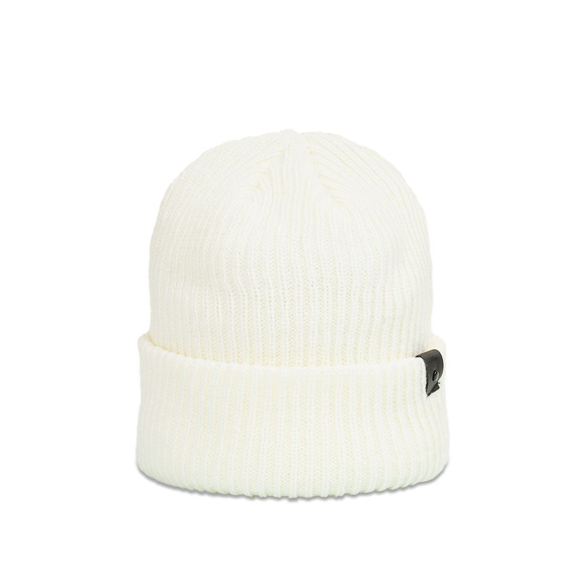 Autumn New Woolen Cap Women's Simple Fashionable Warm Ear Protection Leather Ring Cold Hat Japanese Style All-matching Knitted Hat Men display picture 11