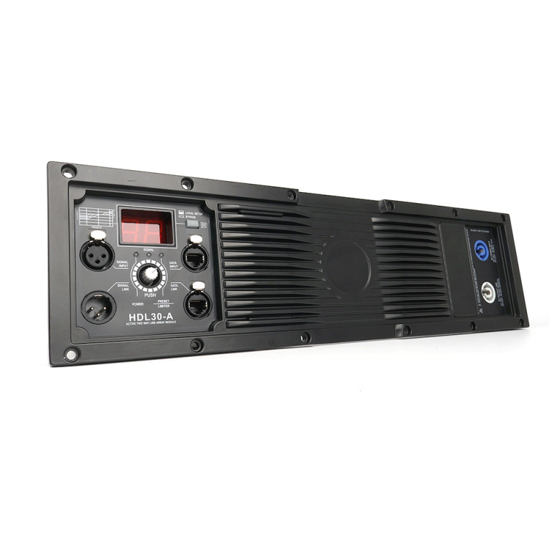 Hdl 30-A Line Array Speaker Active Module Dsp Professional Class D Digital Power Amplifier 2*1600W Low Noise Floor