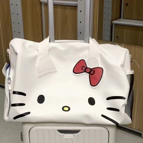 Cartoon cute one-shoulder bag with bow