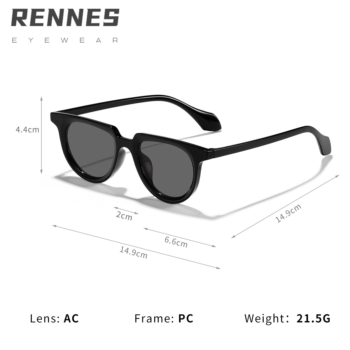 Versión coreana al por mayor transfronteriza de gafas de sol de ojo de gato de marco pequeño para hombres y mujeres gafas de sol de protección solar de alta gama europeas y americanas Sunglasses
