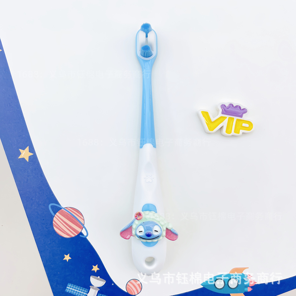 Cepillo de Dientes Infantil de Cerdas Suaves de 3 a 12 Años para Niños image 8