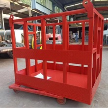 固定式吊车吊笼 1.2米1.5米1.8米高空作业双人吊框 建筑工程用