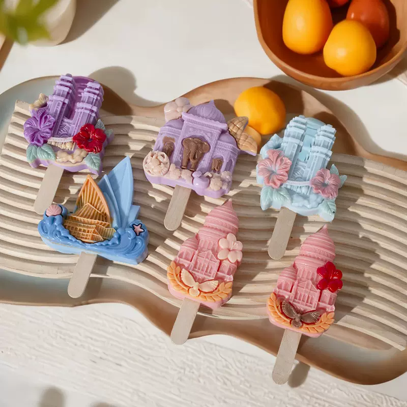 米颂 国外文创雪糕模具景区文创冰淇淋磨具自制冰棒冰棍硅胶磨具