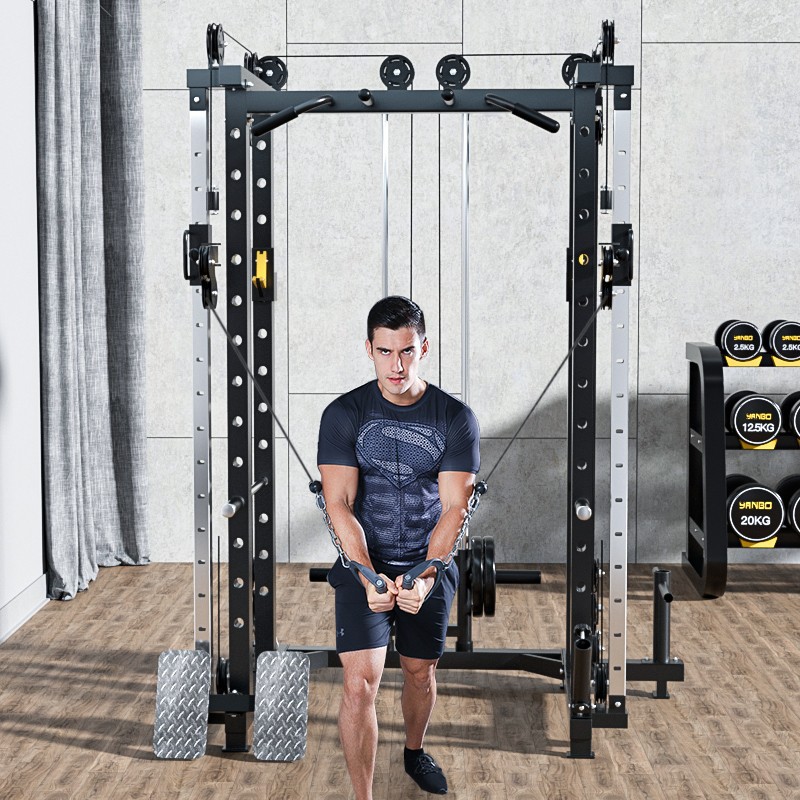 Gantry fitness home pequeño equipo de entrenamiento de aves voladoras de alta pull-down equipo de fitness equipo de combinación Squat