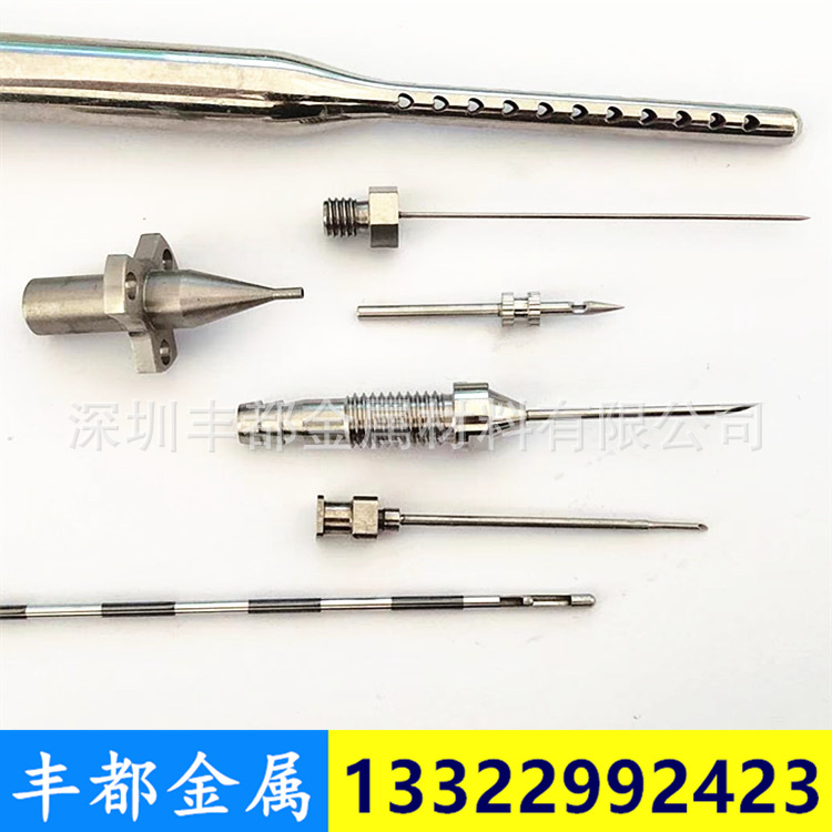 304不锈钢穿刺针管针头 缩尖 侧孔针 注射针 磨尖针 灌装针加工