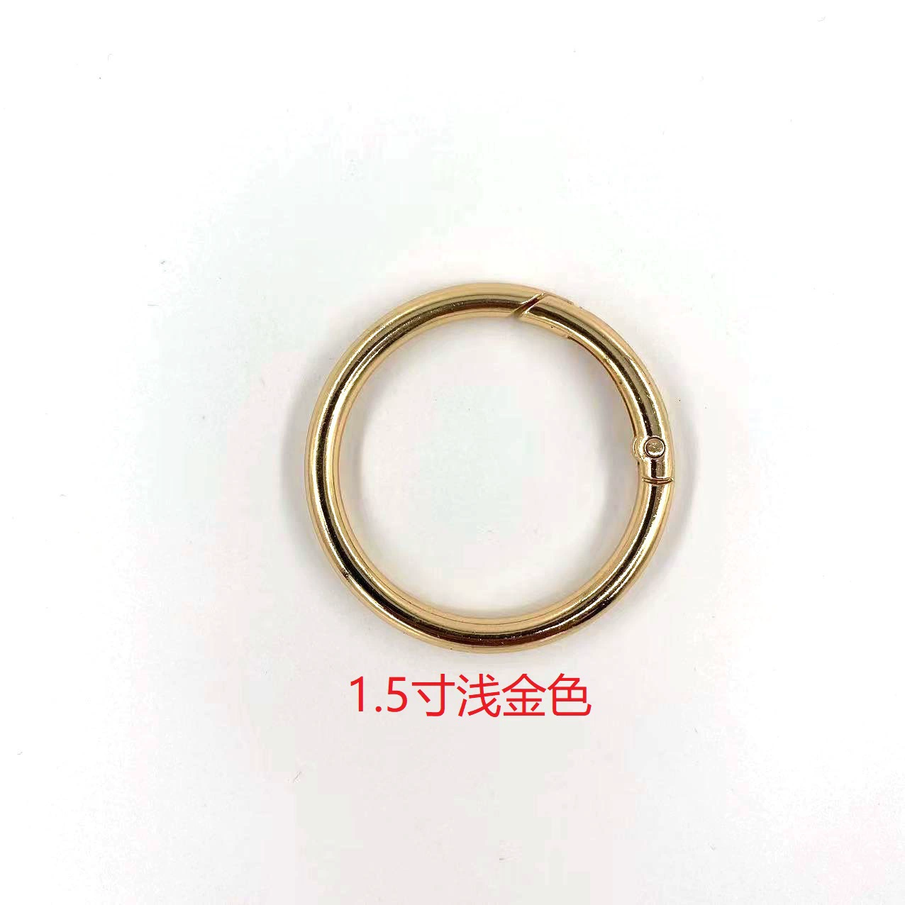 Woven metal ring, keychain, bag, straps, golden accessories