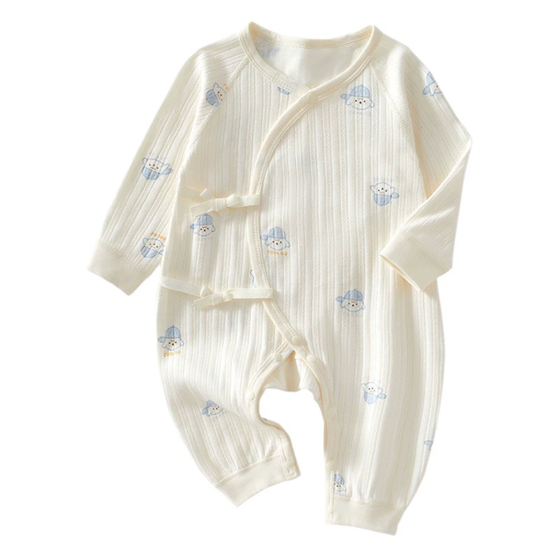 Новорожденный Four Seasons Butterfly Faby Baby одежда Весенний и Осенний хлопок без костей