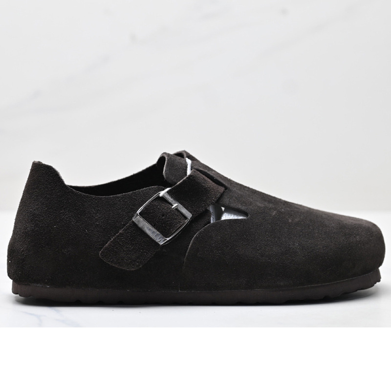 Birkenstock バオトウ スエード レイジー スリッパ メンズ BK サマー スリッポン 調節可能なビーチ アウトドア フラット サンダル レディース|undefined