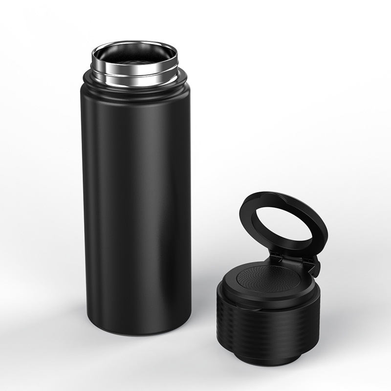 Transfronterizos Super Bluetooth acero inoxidable 304 taza de agua deportiva al aire libre regalo de negocio taza de agua acero