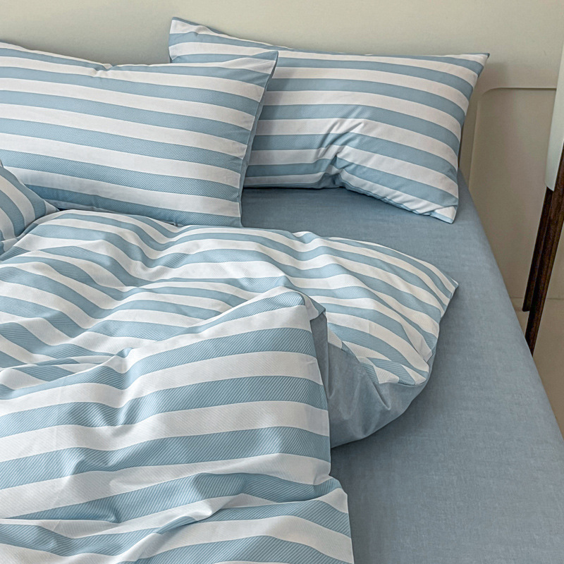 Cama de algodón de cuatro piezas set2025 nuevo algodón de cuatro estaciones sábanas universales set de cama de tres piezas