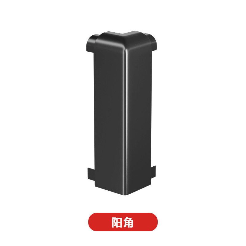 木目調アルミニウム合金ベースボード 6cm4 新しい非常に狭い超薄型湾曲したストレートエッジバックル金属ベースボード取り付け|undefined