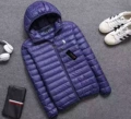 Style 99 Hooded Navy White Logo