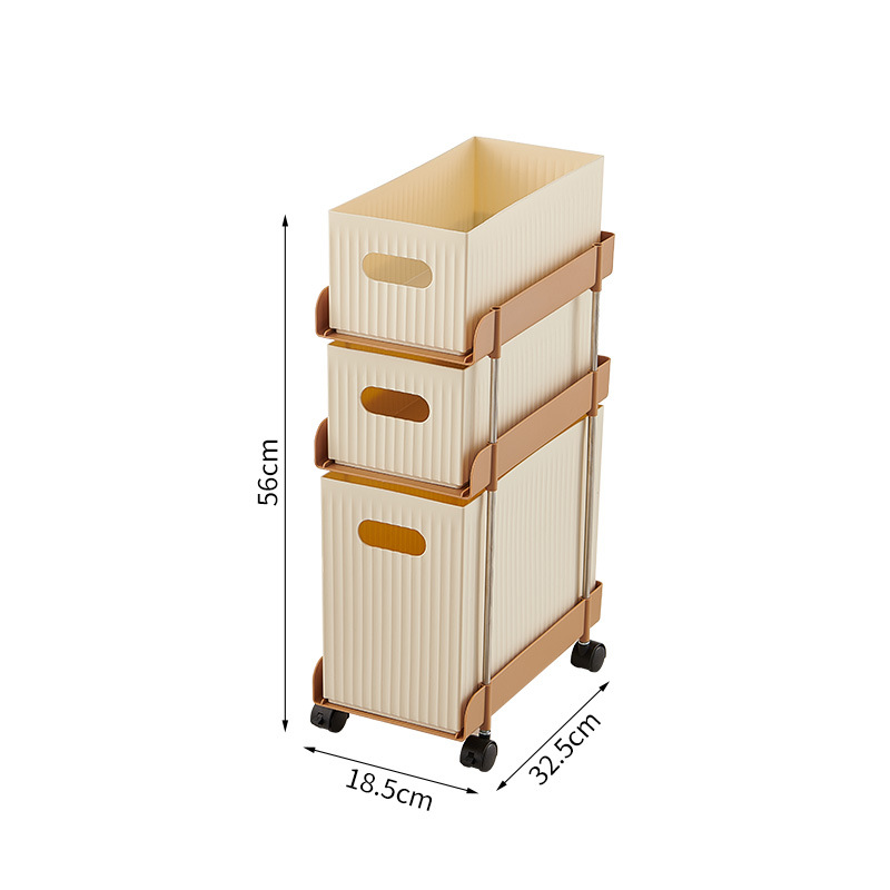 Estante móvil de carro debajo de la mesa, estante de almacenamiento de libros, estante de piso para juguetes, estante de almacenamiento de bocadillos, estante de almacenamiento de libros