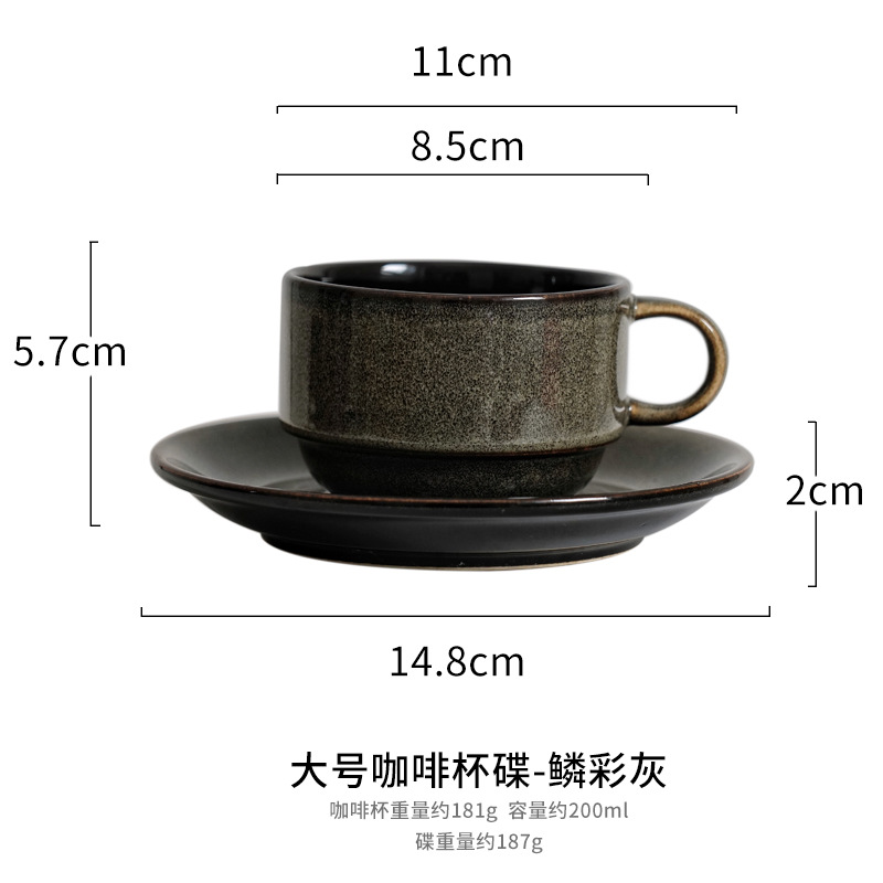 Transfronterizos LICANG tazas de café de cerámica europea creativas de tazas de desayuno caseras tazas de café de oficina