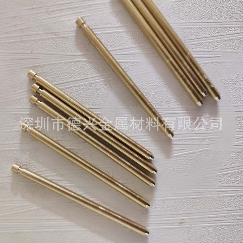 黄铜棒挂件挂饰 实心铜棒耳钉耳环 风铃摆件用铜条加工|ru