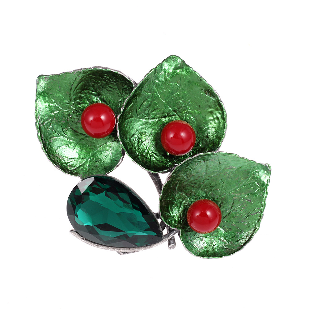 Luxuriöse Perlenbrosche Für Damen, Elegante Emaille Anstecknadel_voghion.com
