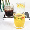 Glass Cup Water Cup Home Simple relief Drink water cup fruit cup milk cup coffee cup beer glass customization