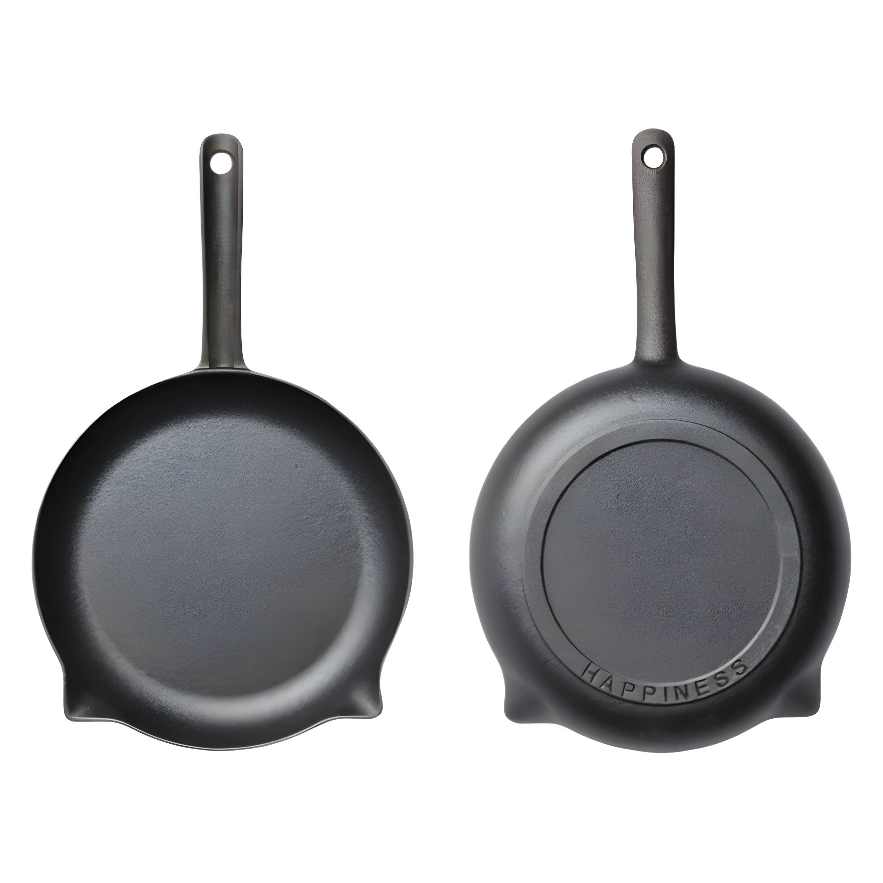 Wholesale casting iron flat pot houseless, non -sticky breakfast fried egg pancake pan