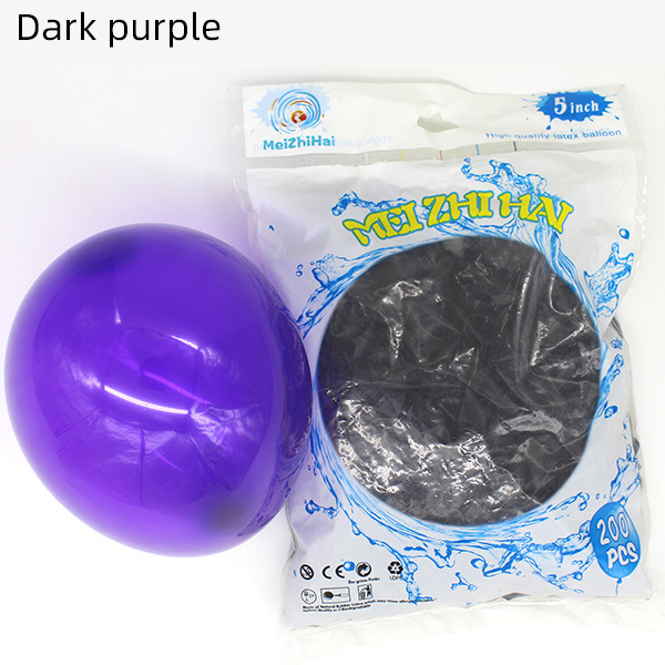 Globo de fiesta de boda de decoración de bola de 5 pulgadas, globo transparente de látex, juego al por mayor, puesto de empuje de globo de cumpleaños