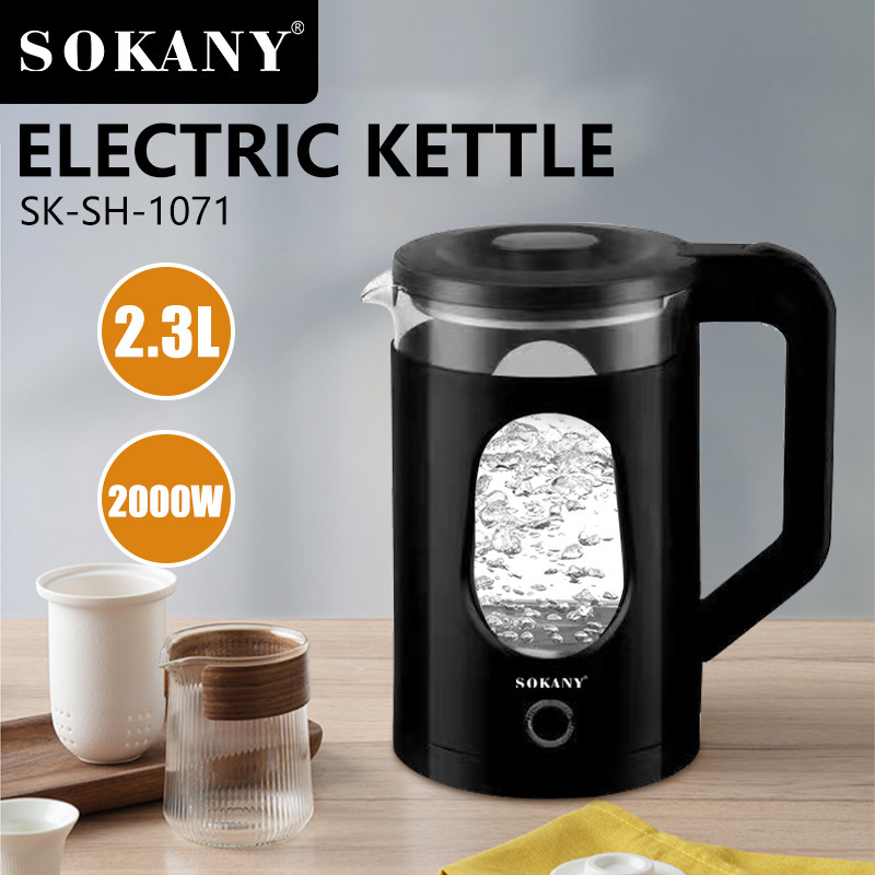 SOKANY1071 전기 주전자 2.3L KETTLE 가열 건식 KETTLE 전기 주전자