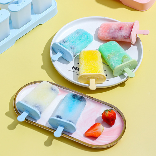 Ice cream mold food-grade home-made popsicle ice cream popsicle box ice cream grinding tool homemade ice cream artifact