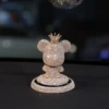 Colorful white big-headed bear perfume ornaments (with fragrance pieces)