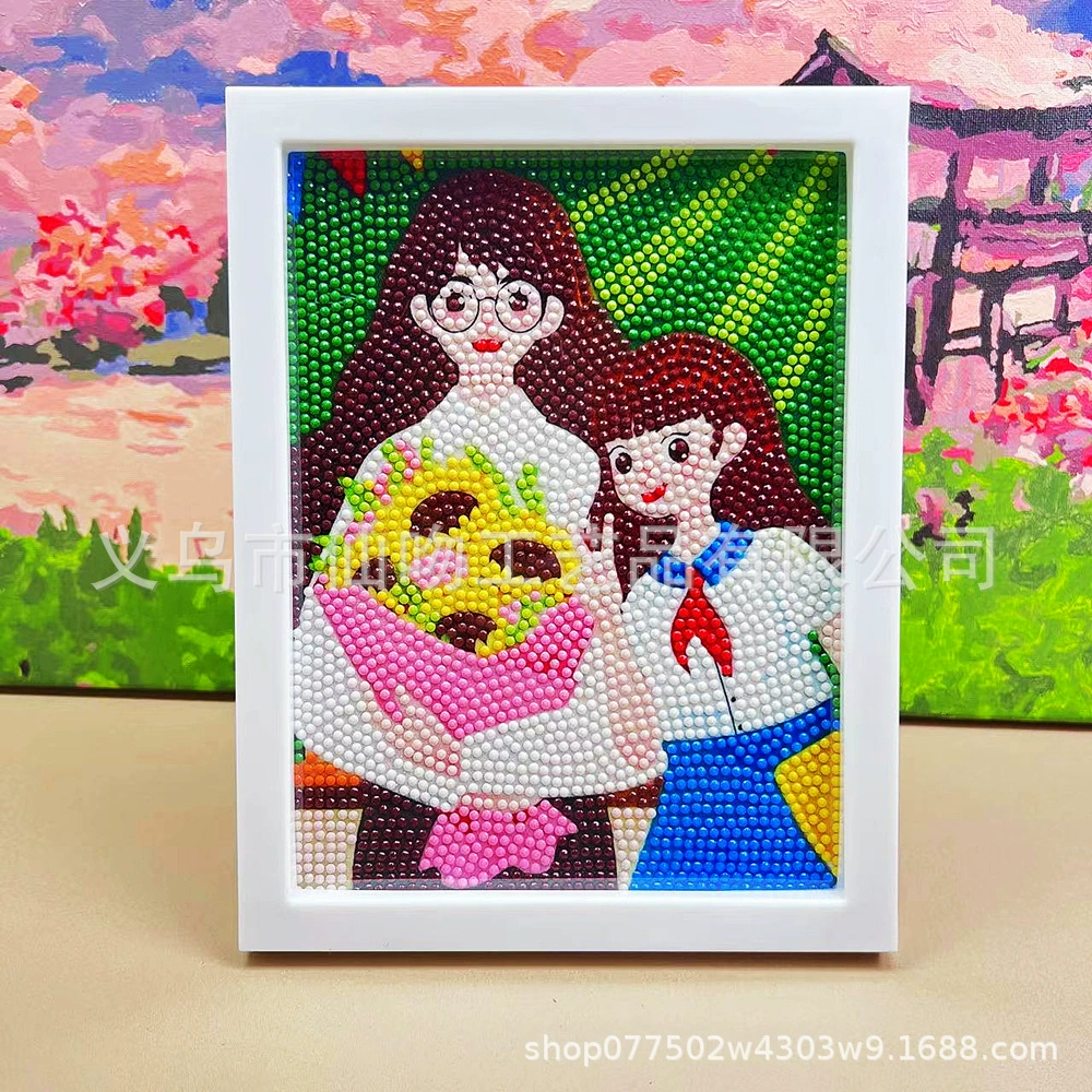 Набор для алмазной живописи Sanrio Kuromi, 17×22 см пластиковая рамка, набор для творчества DIY для детей
