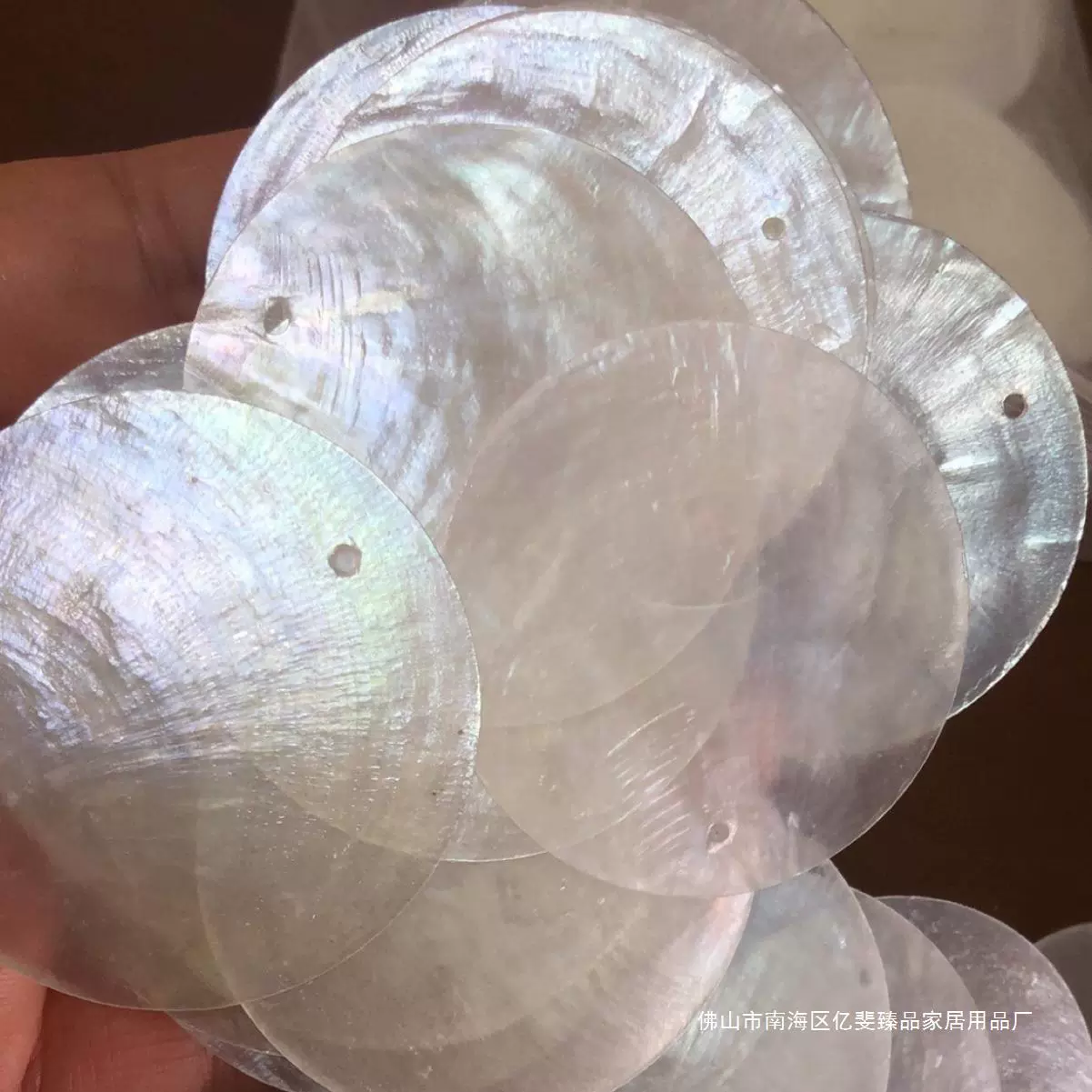 Слюда натуральные ракушки круглые зеркальные ракушки свадебные украшения