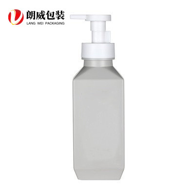 HDPE botella de espuma cuadrada desinfectante de manos botella de gel de ducha botella cosmética botella de espuma de limpieza