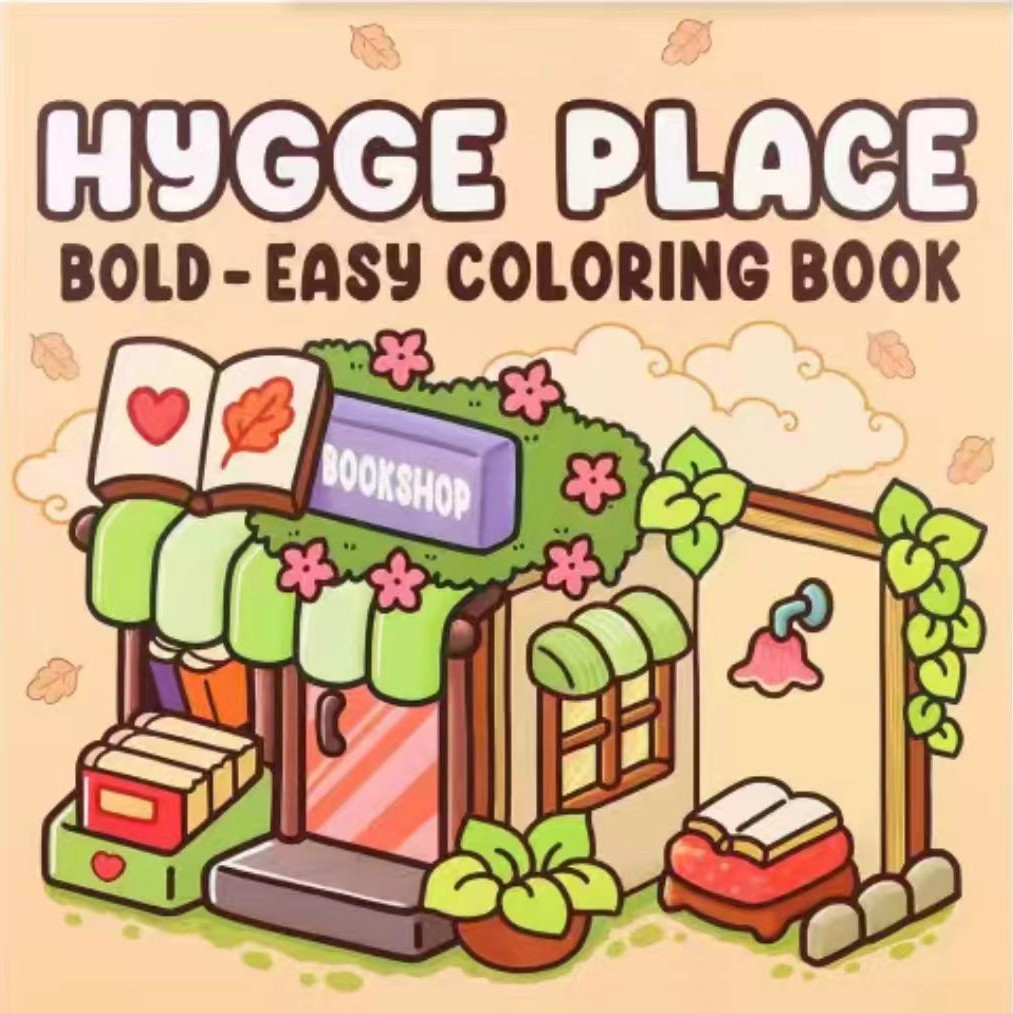 Libro de Colorear Anti-Estrés de 48 Páginas de Papel
