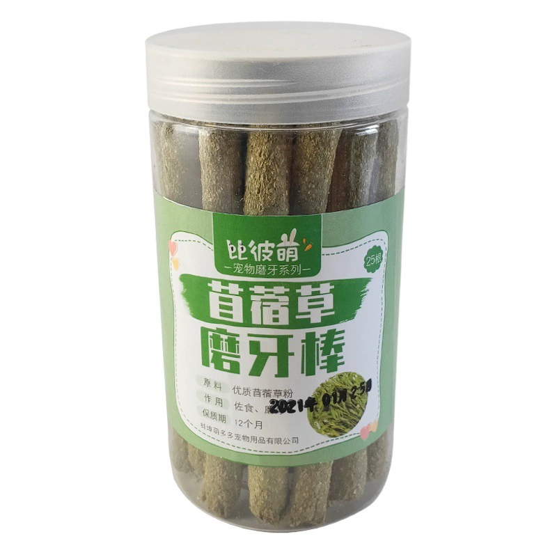 Оптовая продажа высококачественных кроличьих коренных зубов палочка морковь трава палочка для маленьких домашних животных закуски кроличьи коренные зубы палочка 25 шт.