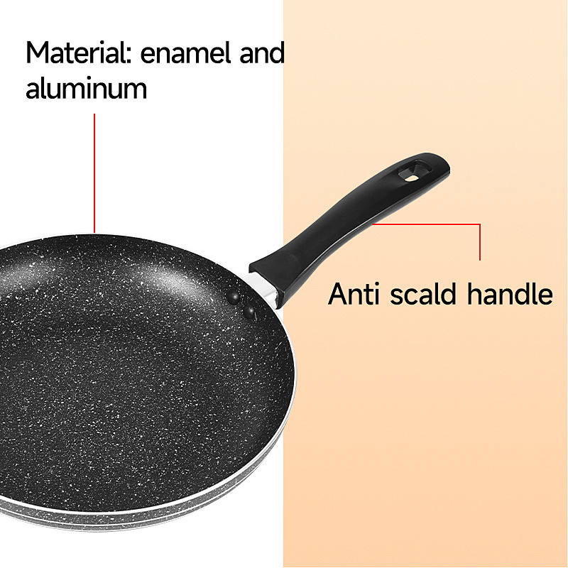 Maifan Piedra sartén antiadherente filete sartén multifunción panqueque Cocina de Inducción de gas universal suplemento de alimentos para bebés pan