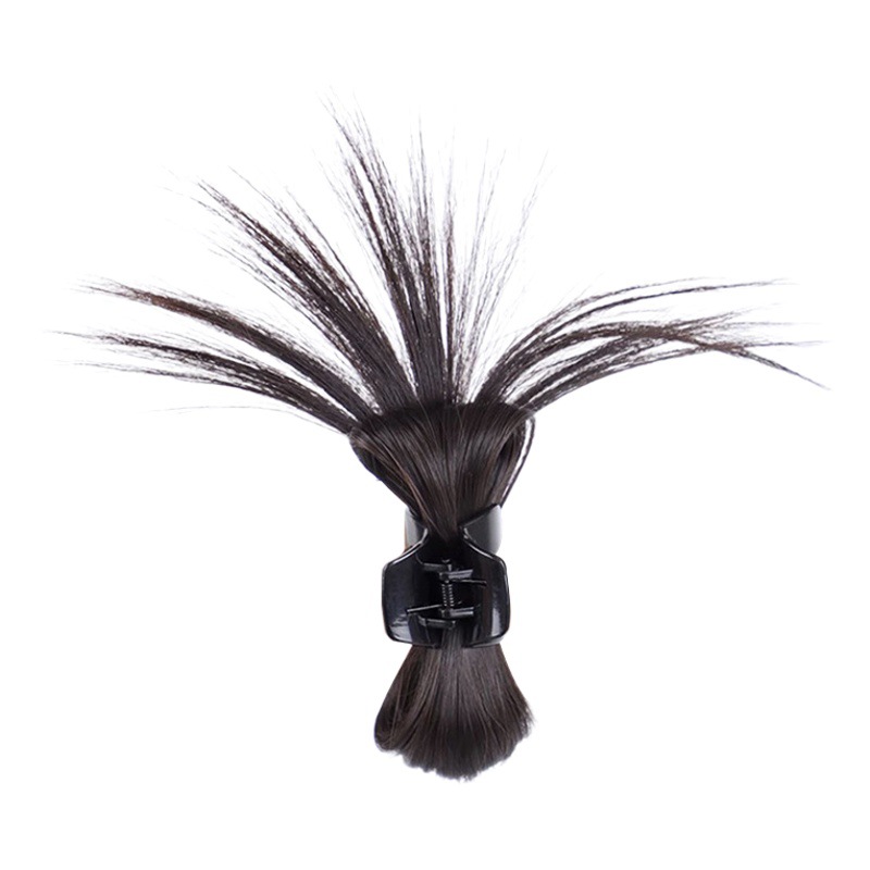 Peluca de pollo nido bola cabeza viento perezoso pluma de pollo volante cabeza fuente ALTA Cola de Caballo chica caliente pollo nido pelo clip pelo paquete