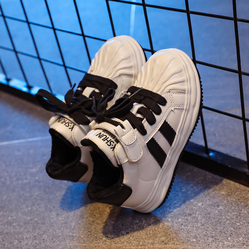 Wabi Xiaoxing 2023 Inverno Nuovi ragazzi con tavola alta, scarpe di cotone per ragazze, scarpe sportive morbide e calde_voghion.com