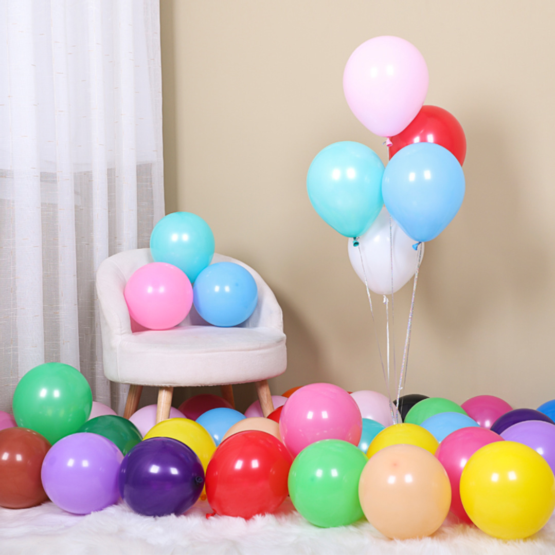 10 inch 2.2g matte ordinary balloon birthday party decoration wedding room layout wedding supplies wholesale