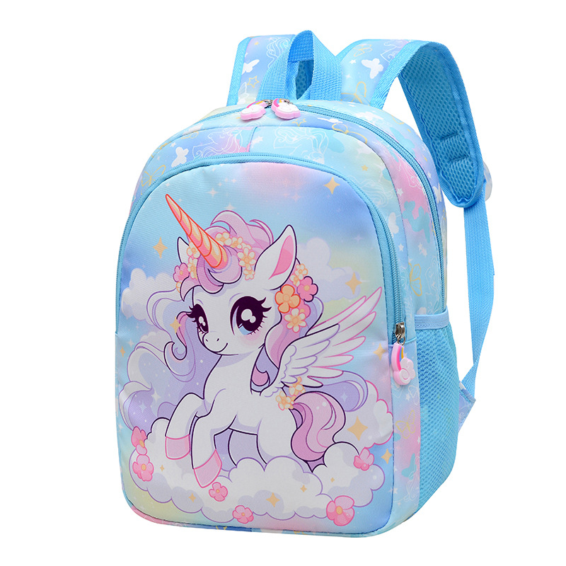 Nueva mochila de jardín de infantes niña caricatura lindo unicornio mochila de estudiantes portátil de gran capacidad mochila infantil