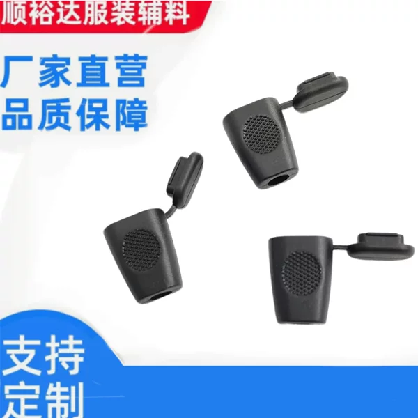 Manufacturers 3mm hole cover bell cover elastic rope closure buckle plastic bell hat pendant
