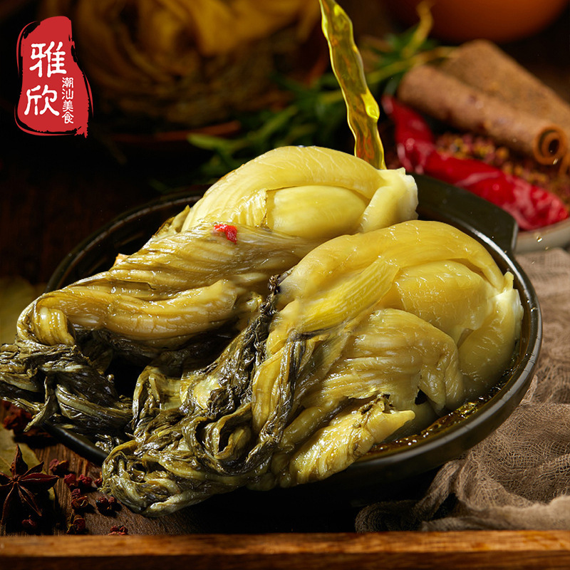 広東潮汕特産澄海酸菜本場桂盛牌酸菜潮州漬け物酸菜魚小菜商用卸売り|undefined