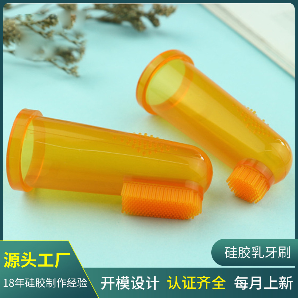Cepillo de Dientes de Dedil para Bebé, Masaje de Encías