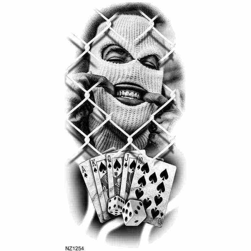 Nuevos productos transfronterizos de tatuaje de ángel, pegatinas de tatuaje de brazo europeas y americanas, tatuaje temporal Temu