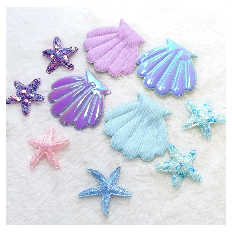 Серия Ocean, яркая кожаная веерообразная одежда, аксессуары для одежды, аксессуары для творческого производства своими руками, материал, комплект ювелирных изделий, ювелирные изделия